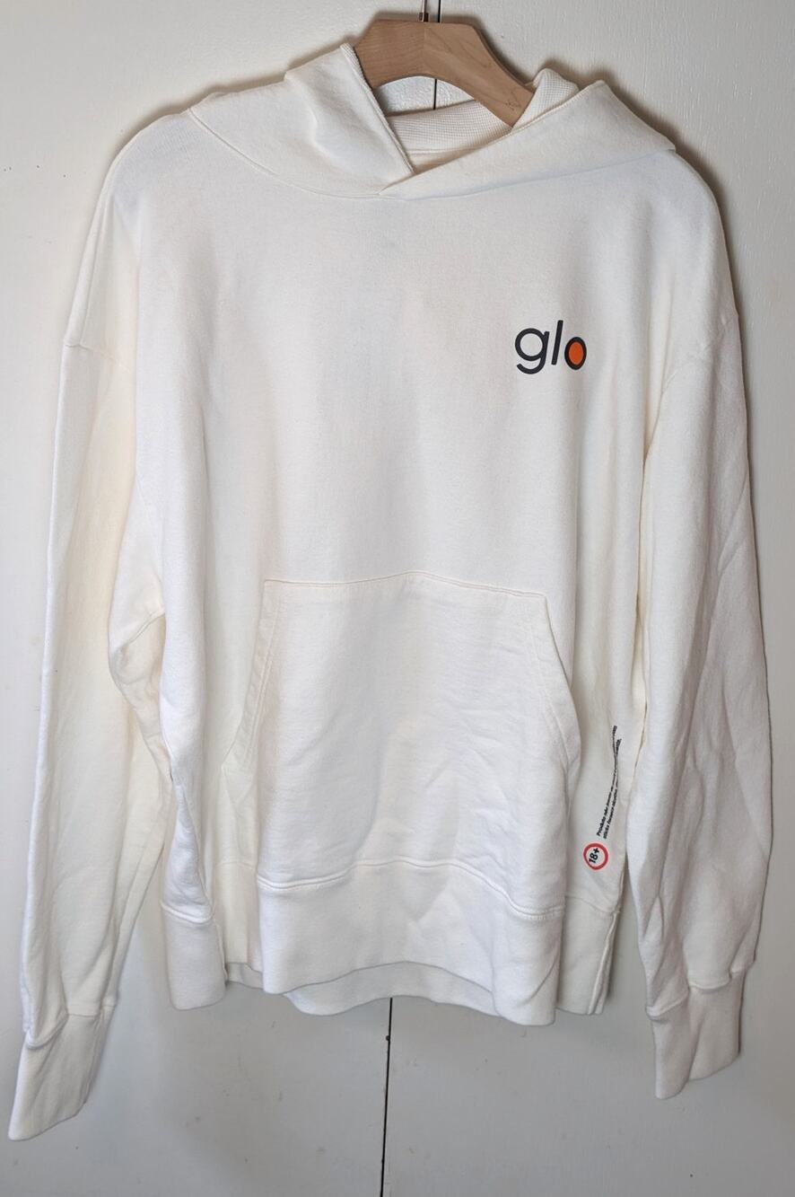 Kiji X GLO Cream Hoodie Large